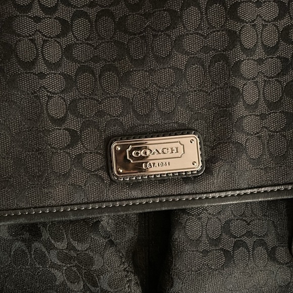 Coach bag laptop bag in very good condition. Would be a great diaper bag too! - Picture 2 of 7